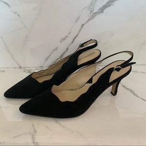 Adrienne Vittadini Scalloped Heels